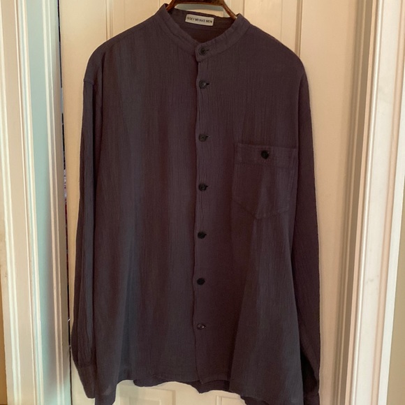 Issey Miyake Shirt•   Vintage•   From the 2000 Collection•   Brown/Grey - Picture 1 of 3